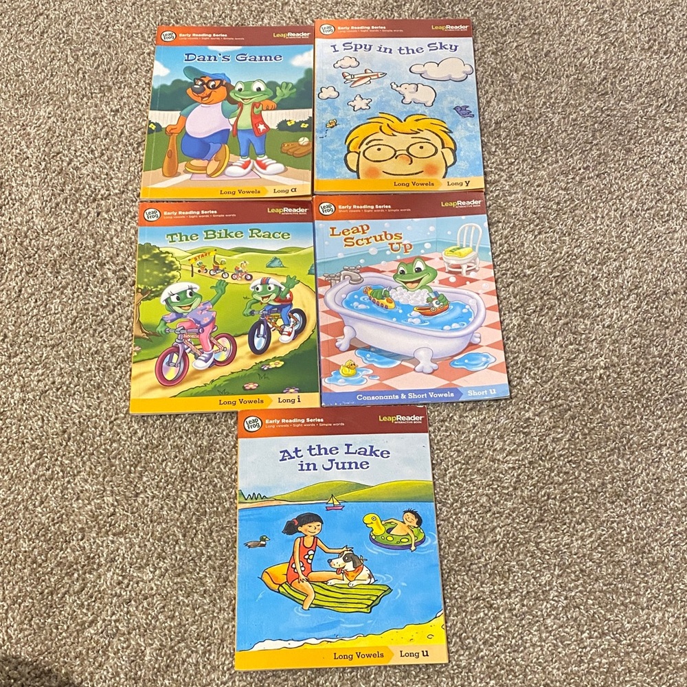 Leapfrog early reading leap reader book set of 9 books